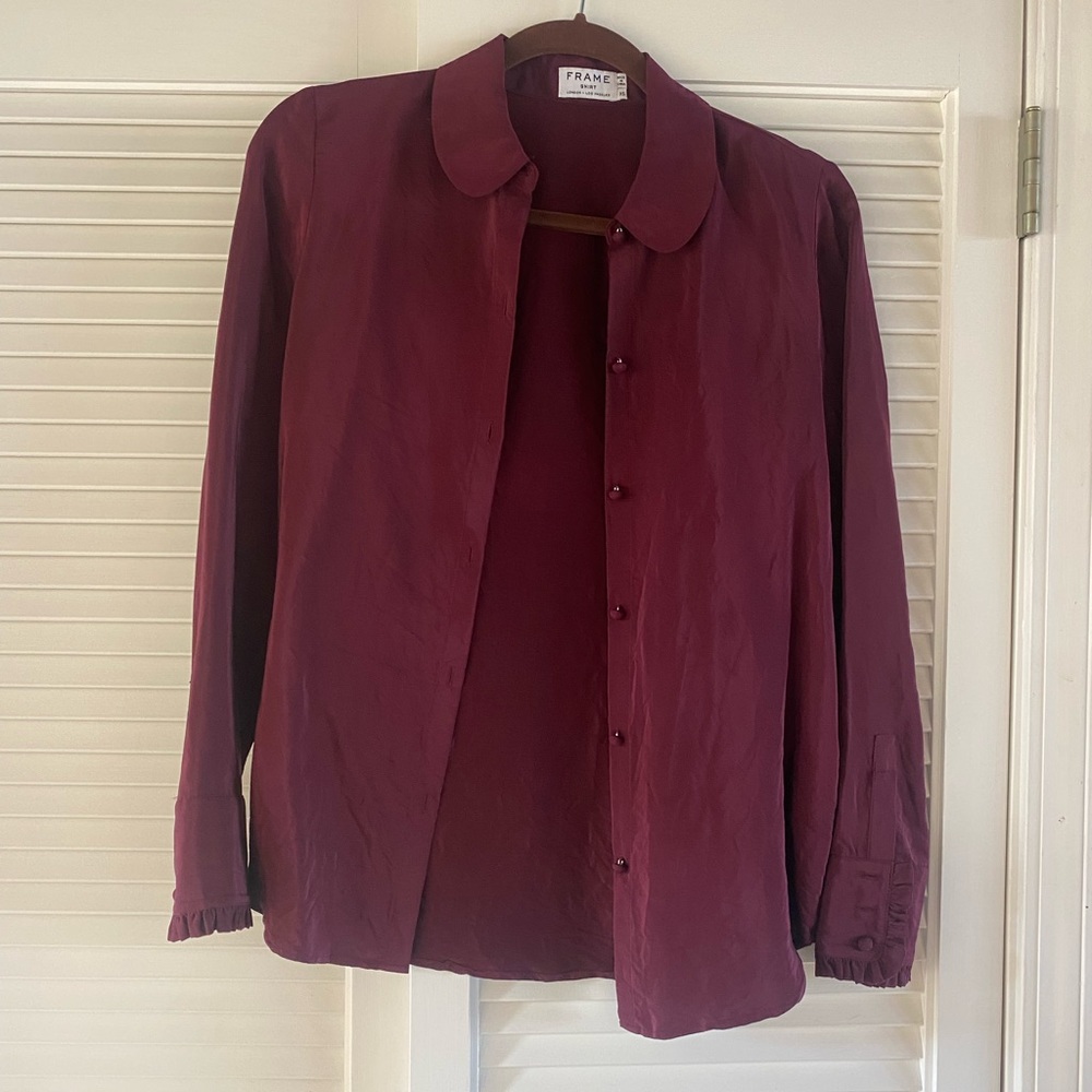 Frame Silk Blouse